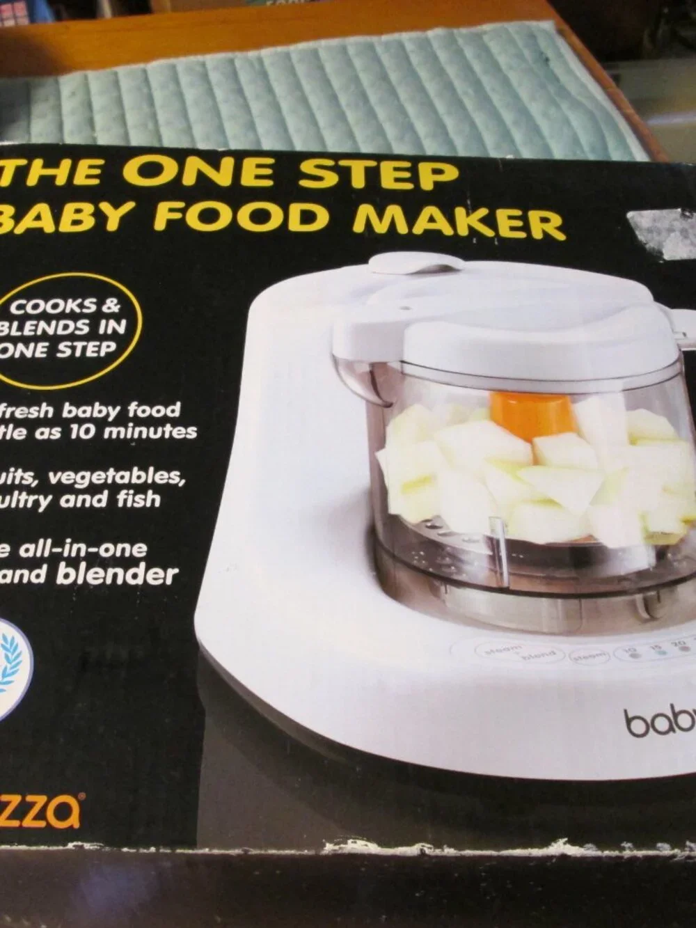 New Baby Brezza One step baby food maker cooks blends in one step